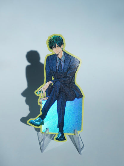 LADS holographic sticker: Black Tie Zayne