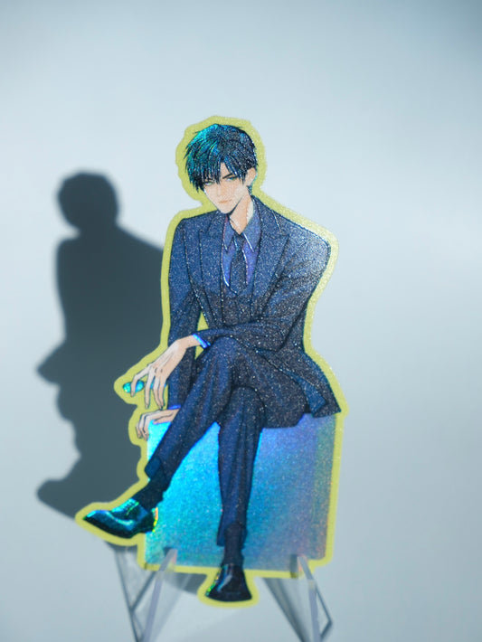 LADS holographic sticker: Black Tie Zayne