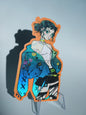 KPop Demon Hunters holographic sticker: Halloween Zoey