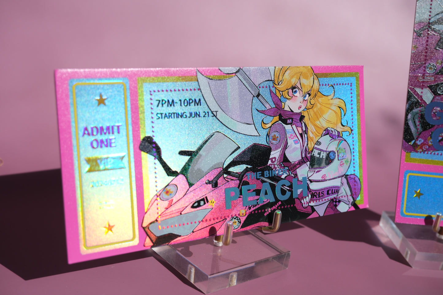 Ticket print - Bad Girls Club Princess Peach