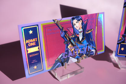 Ticket print - Bad Girls Club Caitlyn