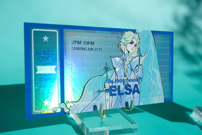 Ticket print - Girl with Sword Elsa
