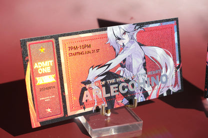 Ticket print - Genshin Impact Arlecchino
