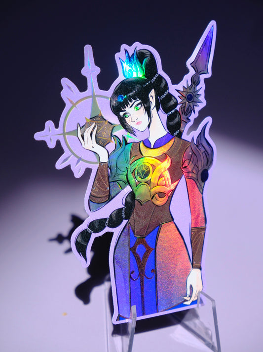 BG3 holographic sticker: Shadowheart
