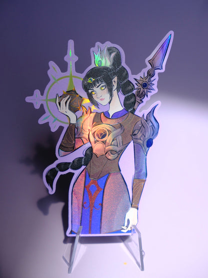 BG3 holographic sticker: Shadowheart