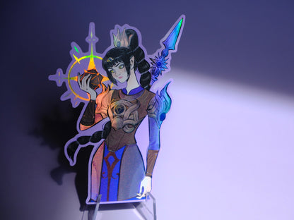 BG3 holographic sticker: Shadowheart