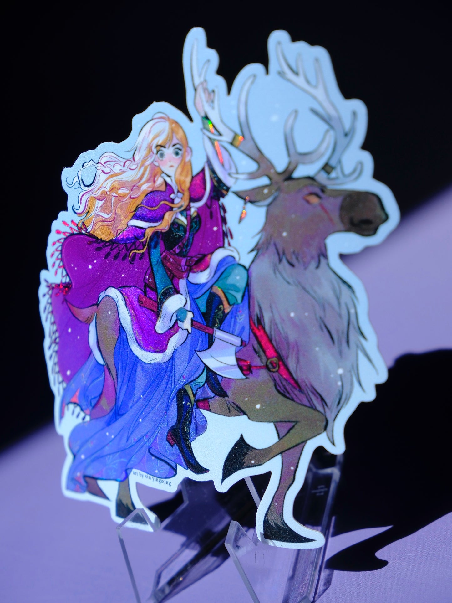 Bad Girls Club holographic sticker: Anna