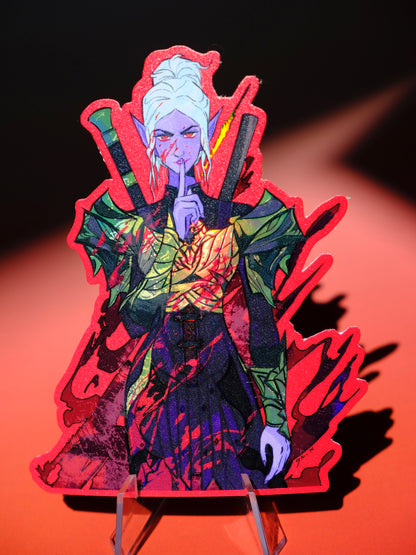 BG3 holographic sticker: Minthara