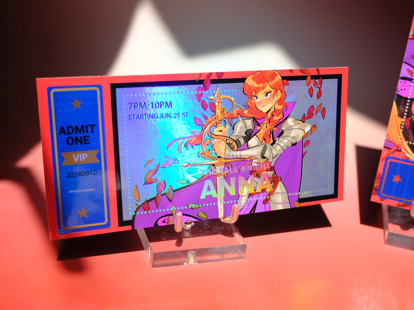 Ticket print - Girl with Sword Anna