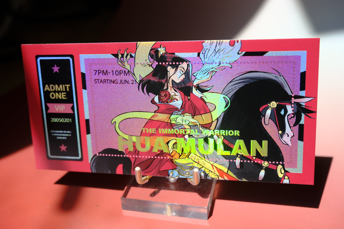 Ticket print - Bad Girls Club Mulan