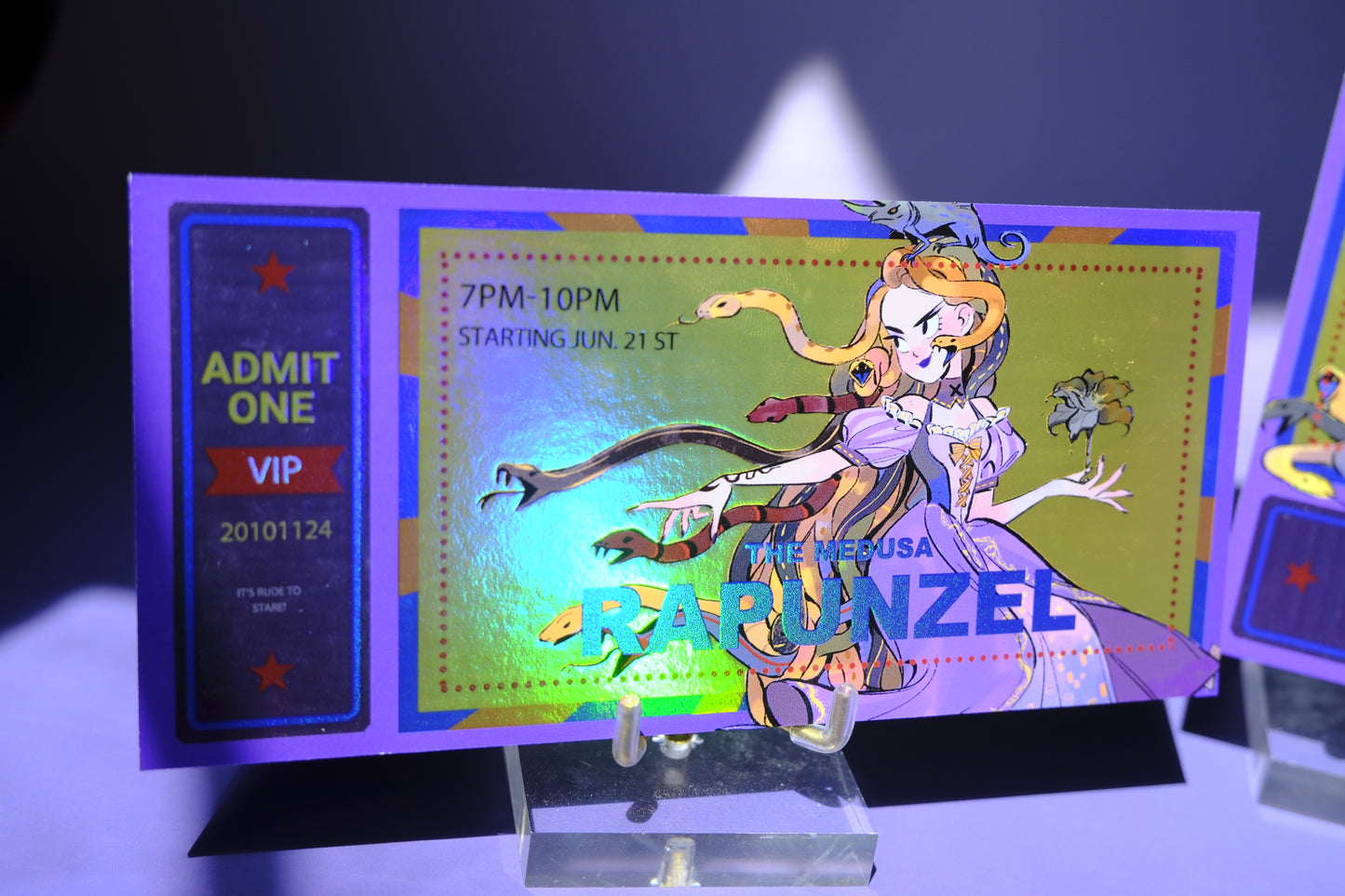 Ticket print - Bad Girls Club Medusa Rapunzel