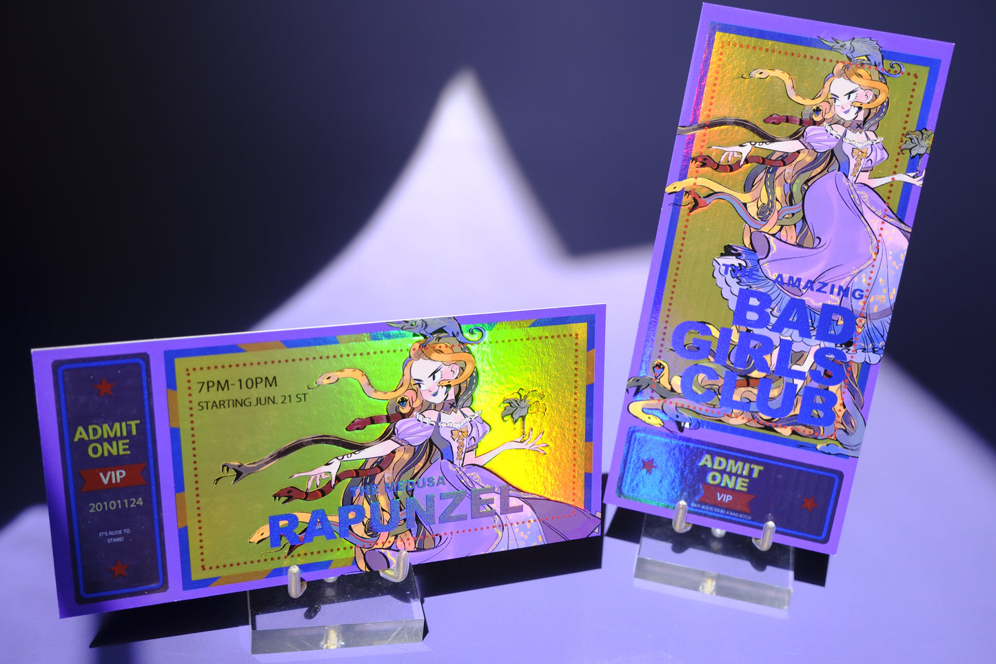 Ticket print - Bad Girls Club Medusa Rapunzel