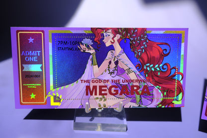 Ticket print - Bad Girls Club Megara