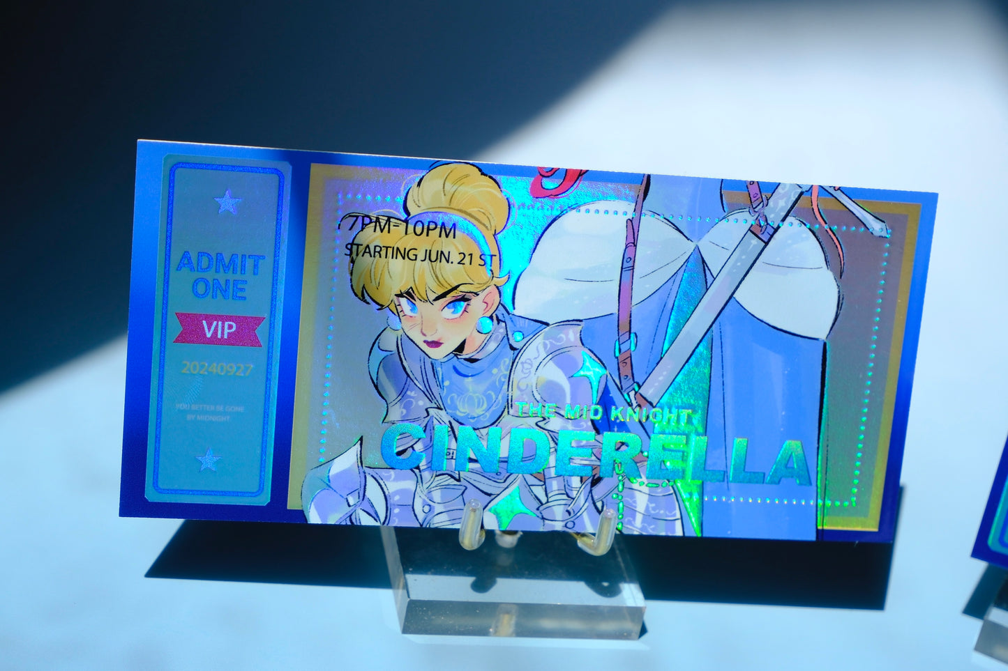 Ticket print - Girl with Sword Knight Cindy