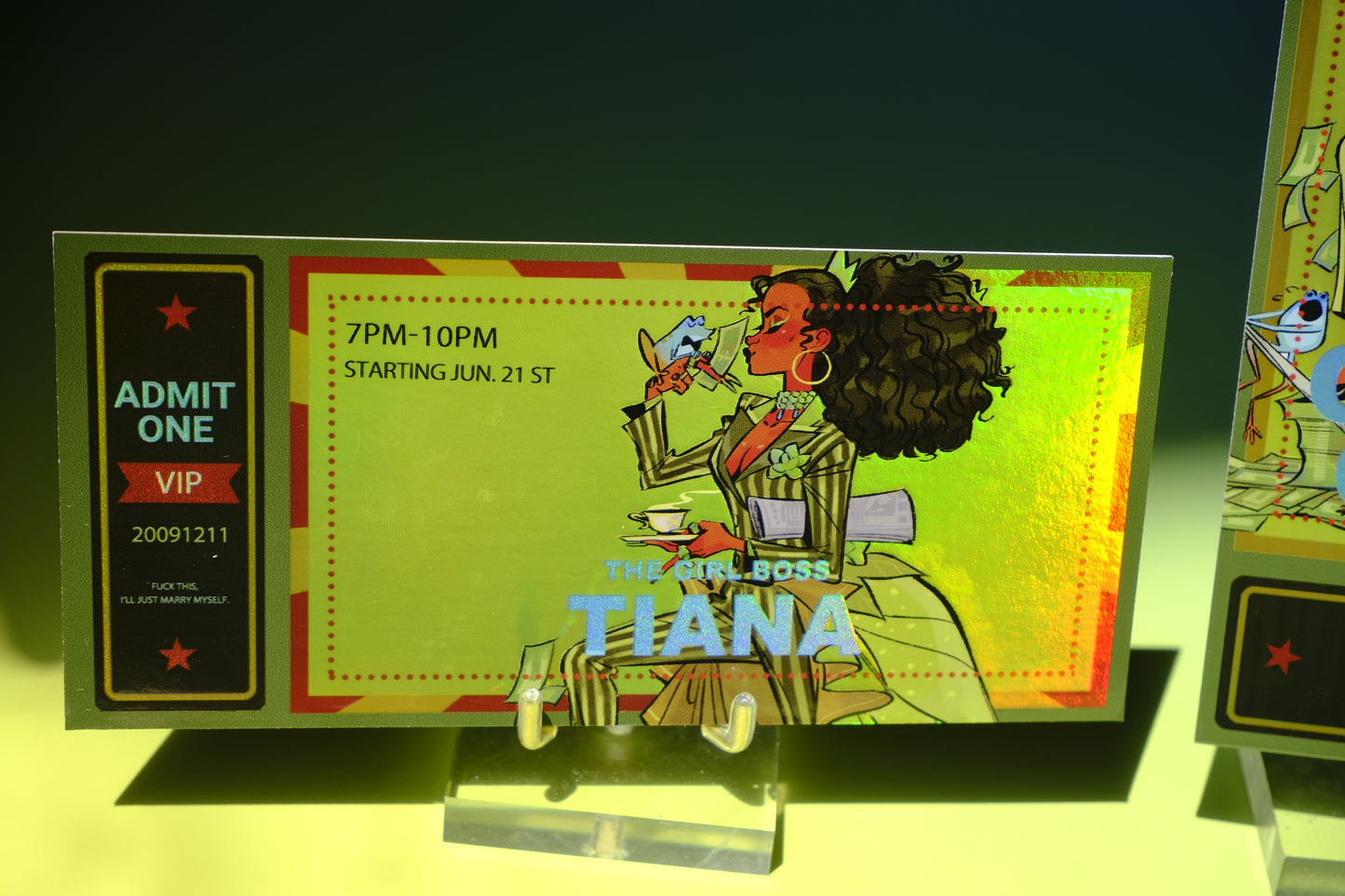 Ticket print - Bad Girls Club Tiana