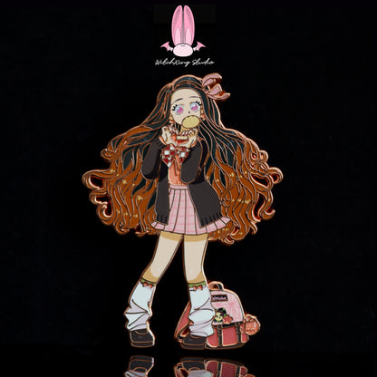 *SHOP DROP* Demon Slayer pin "School Nezuko" 2 variants