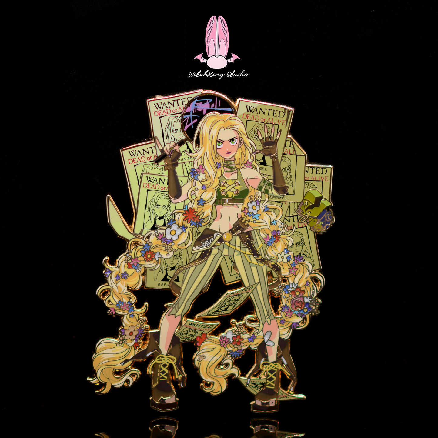 *SHOP DROP* Bad Girls Club "Jinx Rapunzel" enamel pin 2 variants