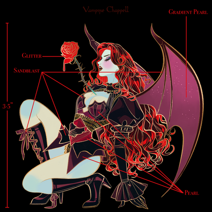 *PRE-SALE* Vampire Chappell Roan enamel pin 2 variants