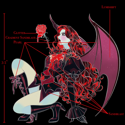 *PRE-SALE* Vampire Chappell Roan enamel pin 2 variants