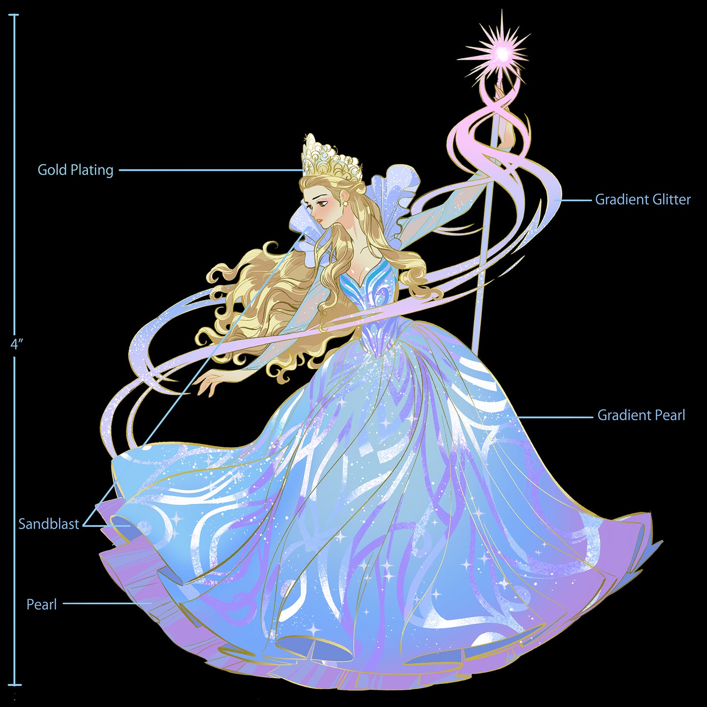 *PRE-SALE* Wicked 2 "Glinda and Elphaba" enamel pins