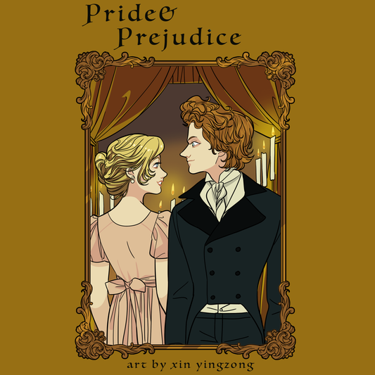 *PRE-SALE* Pride and Prejudice “Jane and Bingley" enamel pin