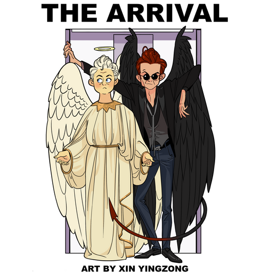*PRE-SALE* Good Omens "the Arrival" pin on pin