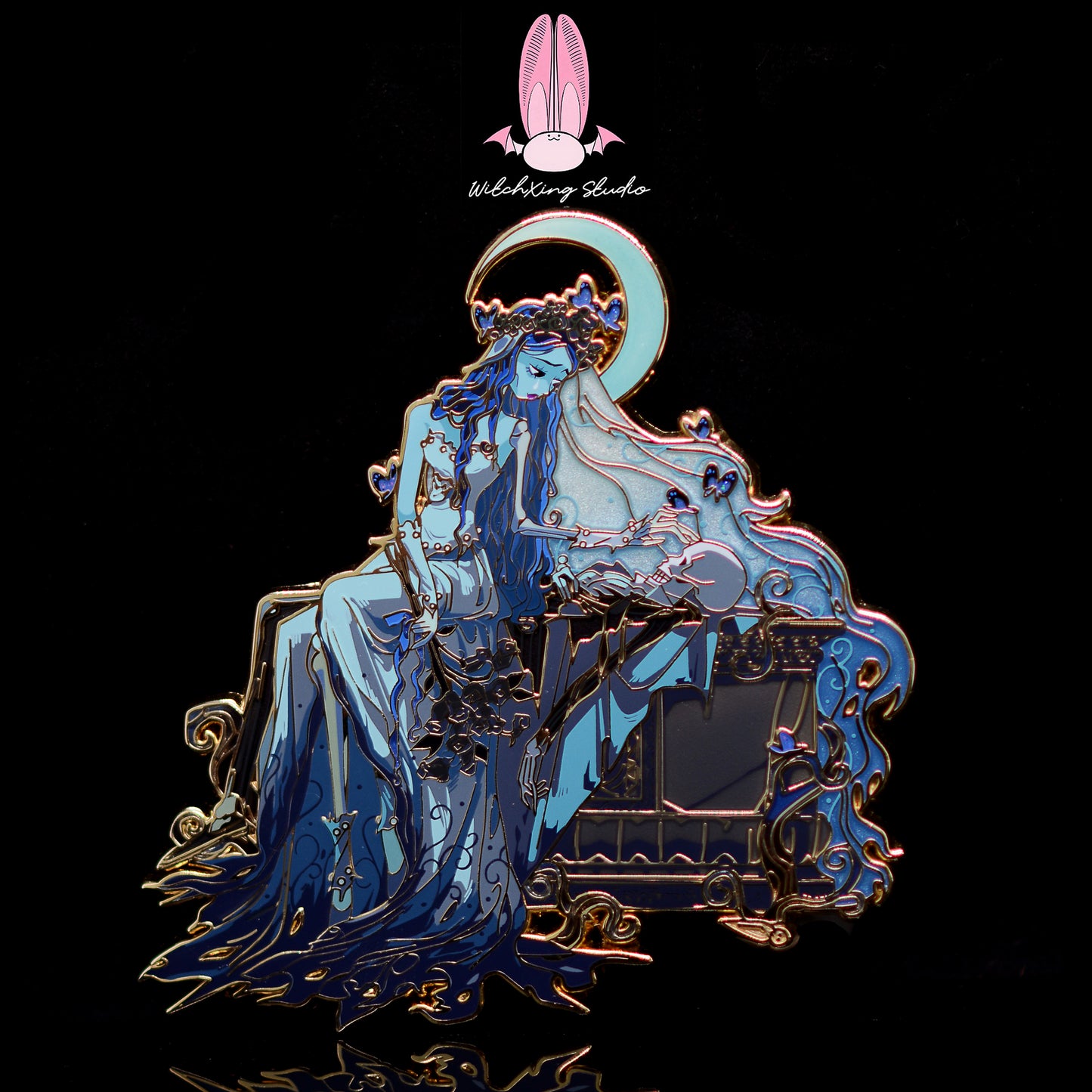 *SHOP DROP* Bad Girls Club "the Corpse Widow" enamel pin 2 variants