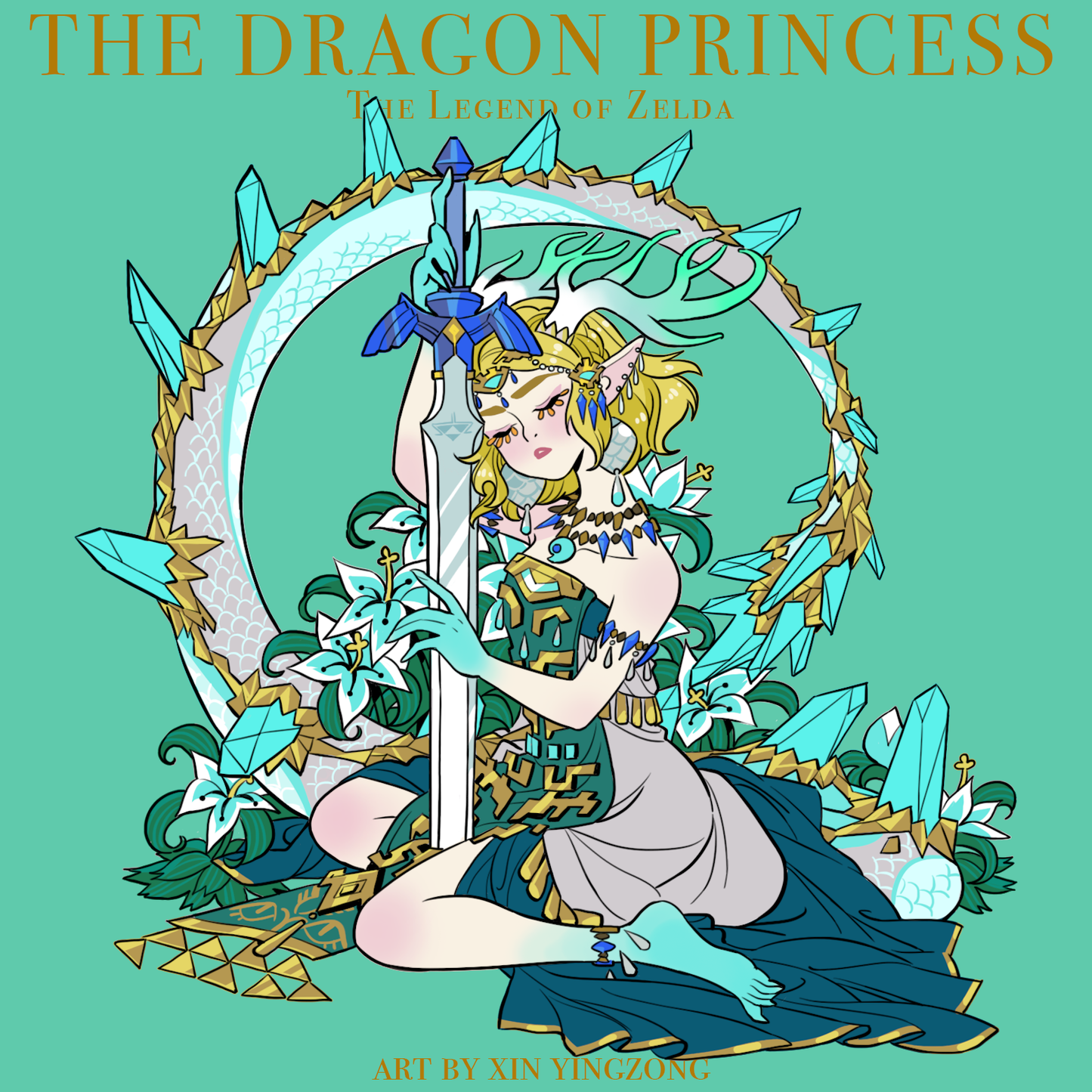 *PRE-SALE* Bad Girls Club "the Dragon Princess"  tloz: totk enamel pin